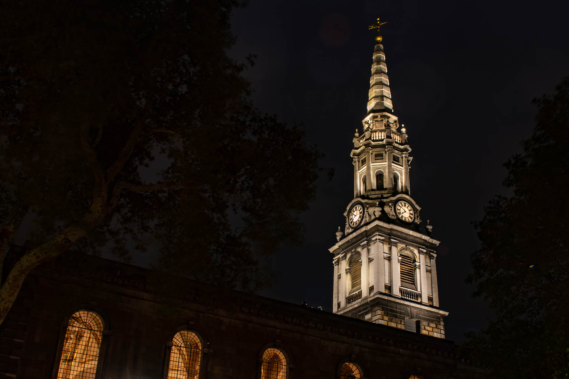 Spire lighting